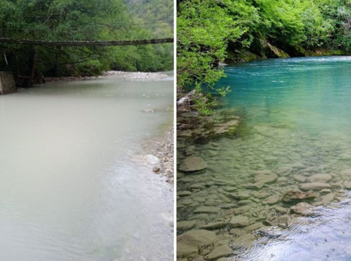 Nakon slika zamućene i vode i pomora riba,inspektori RS utvrdili da je Neretva bistra i nezagađena