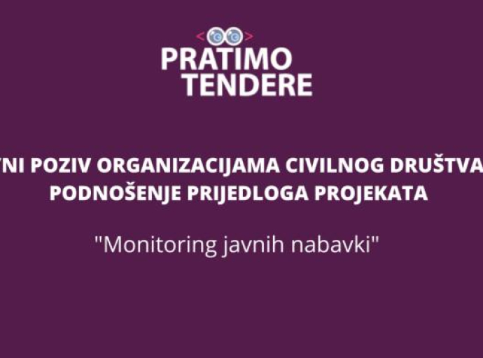 MONITORING JAVNIH NABAVKI: Poziv organizacijama civilnog društva