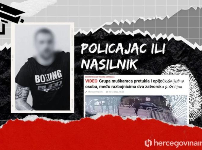 A tattooed master of martial arts with violent background admitted into the ranks of Herzegovina-Neretva Canton Ministry