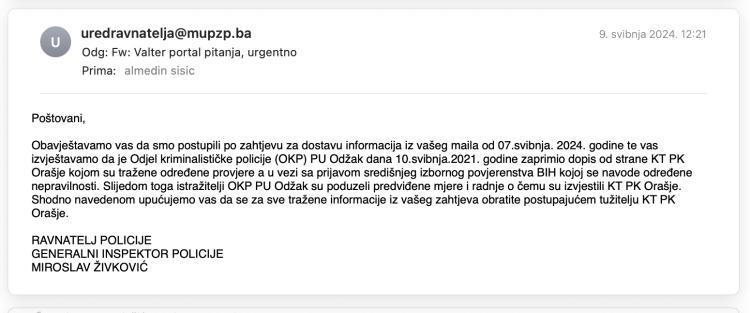 odzak policija