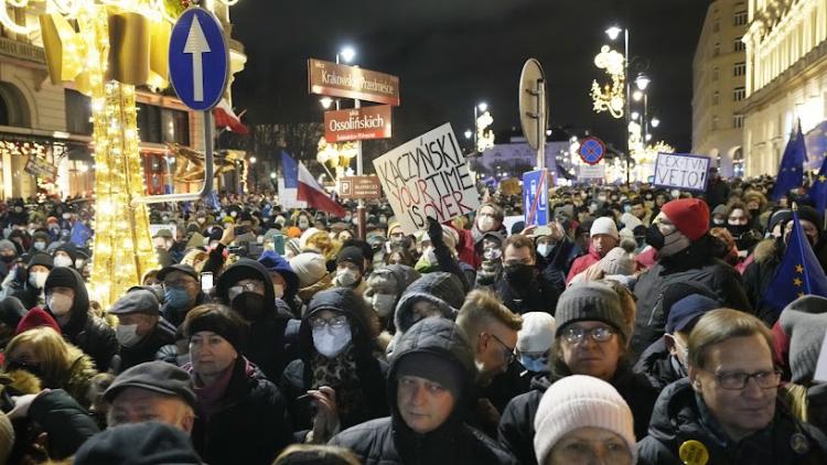 poljska protesti mediji tvn foto beta ap