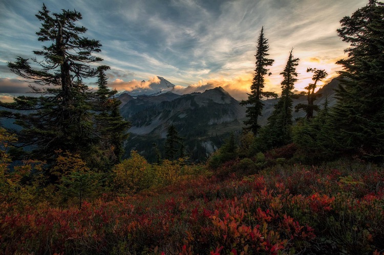 Sunset at Mt. Baker