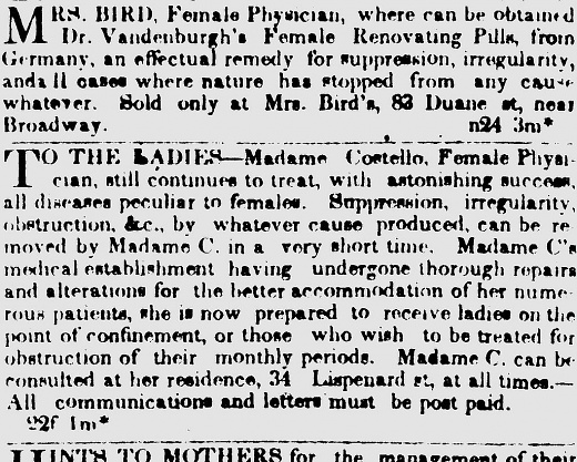 mrs bird madamecostello february24 1842newyorksun