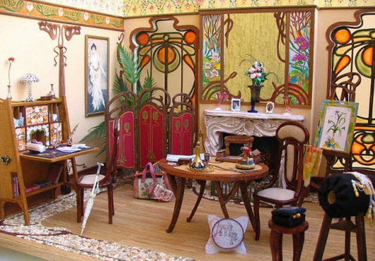 art nouveau furniture