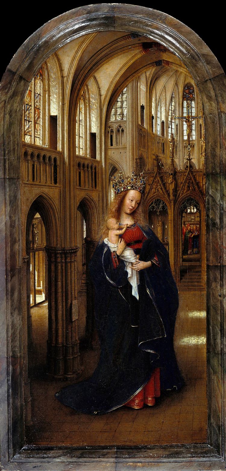 Jan van Eyck The Madonna in the Church Google Art Project