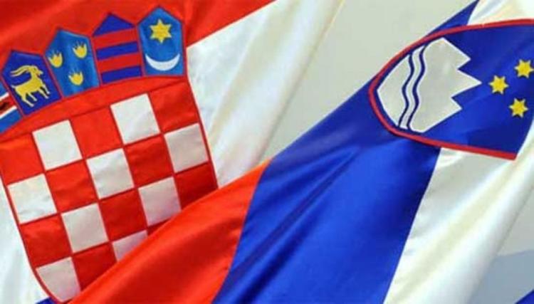 slovenija hrvatska zastave ilustracija