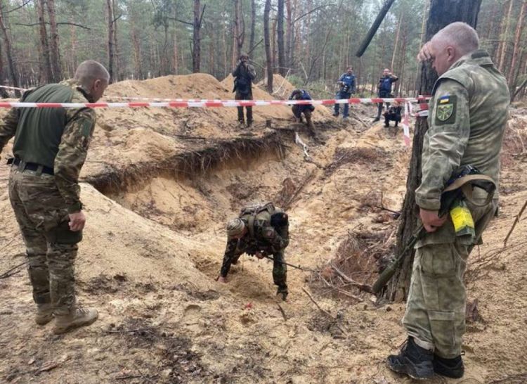 Masovna grobnica Izjum Ukrajina