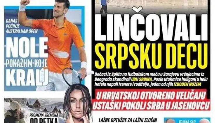 Novine srbija napad