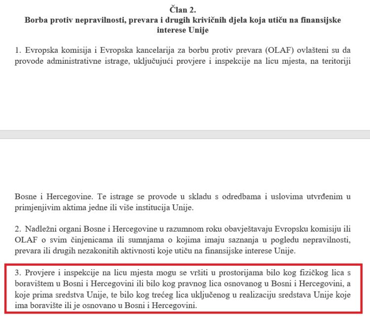 Sporazum EU BiH 2