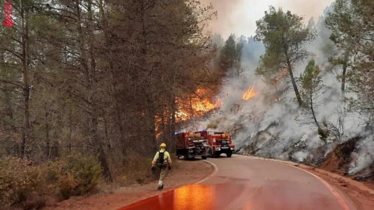 požar španija foto Šumarska vatrogasna služba Španije