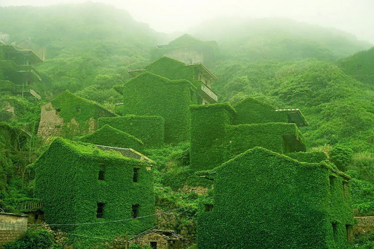 abandoned village zhoushan china 100