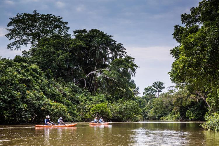 odzala mboko camp floating down the river scott ramsay